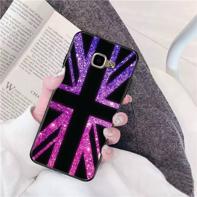 FHNBLJ Love Purple Glitter Newly Arrived Black Cell Phone Case for Samsung A10 20s 71 51 10 S 20 30 40 50 70 A30s Cover