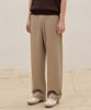 AGOD Wide Elastic Waist Slacks [Beige]