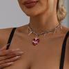 ins simple personality love thorns Y1K clavicle chain high-end light luxury necklace
