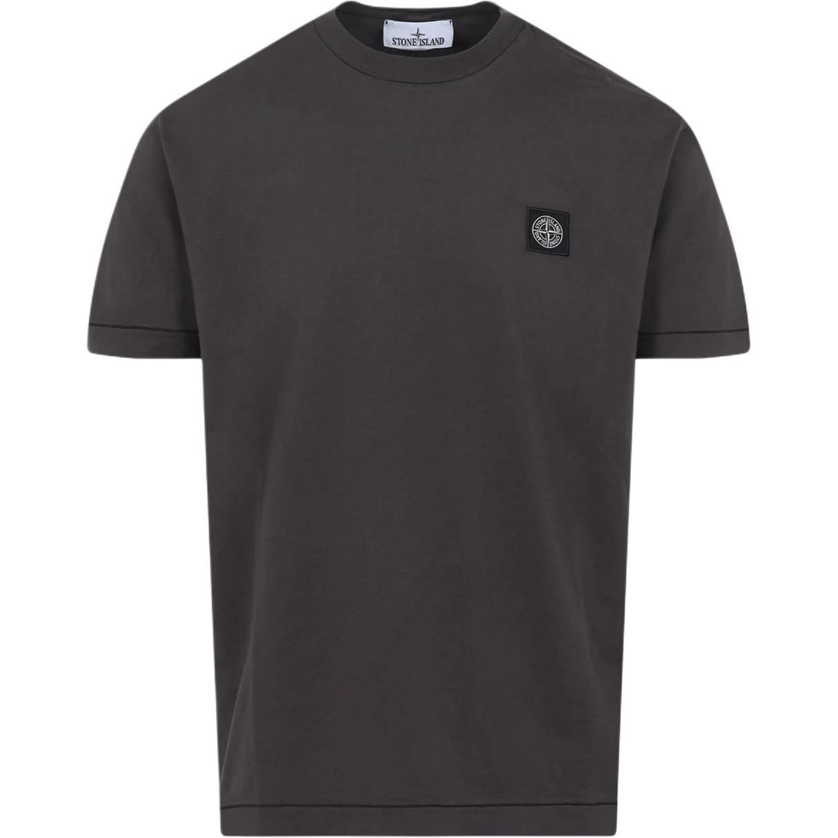 

Stone Island Logo Short Sleeve Pullover T-Shirt Men Tops L1S152100027S0013-V0065 XL