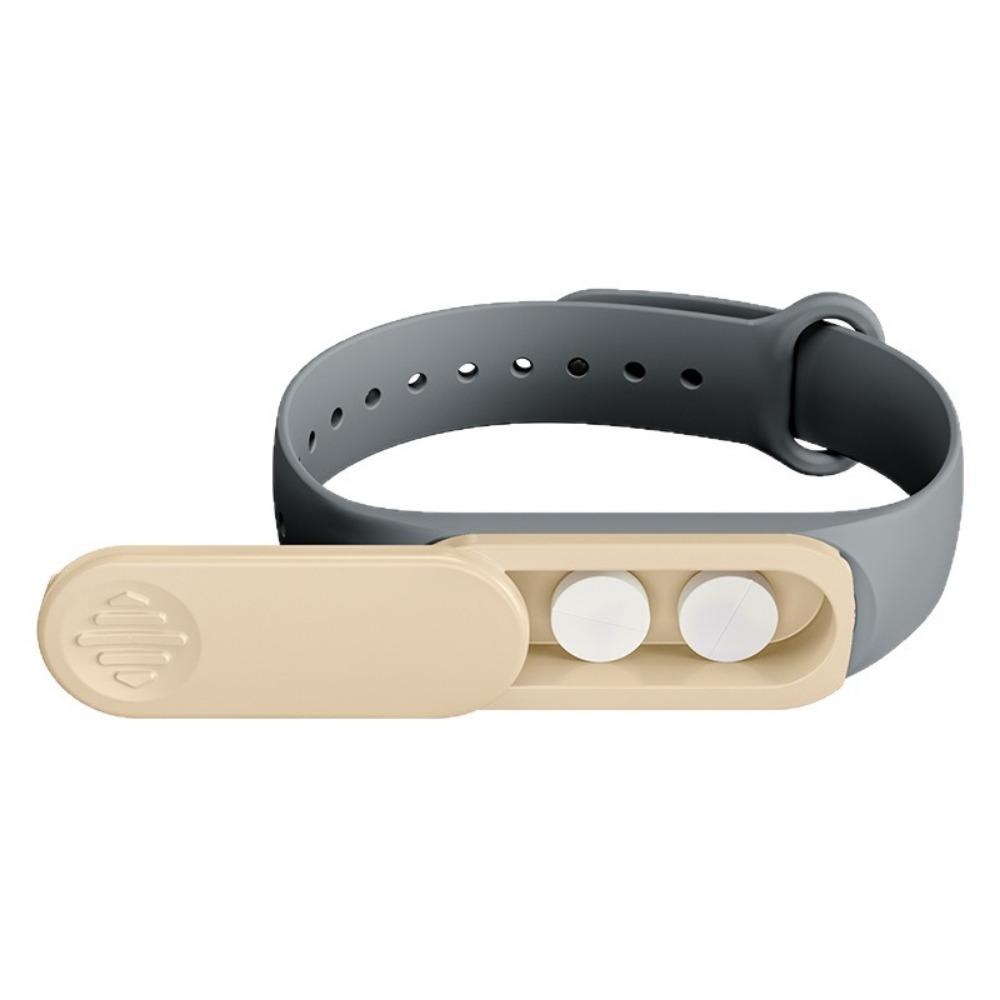 360° Rotating Pill Box Bracelet Moisture-Proof Emergency Pill Box Pill Container Work