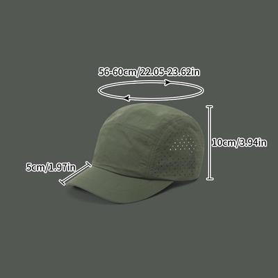 Summer Thin Breathable Mesh Baseball Caps For Men And Women Outdoor Camping Leisure Sun Protection Quick-Drying Hiking Hats