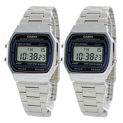 A164WA-1QJH Pair Watches for Men and Women, Digital Date and Calendar, Cheap Casio Watches [Official Japanese Product]
