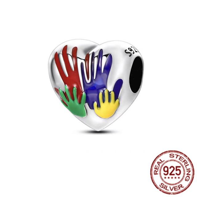 Green Clover & Evil Eyes Charm Beads Fit Original 925 Sterling Silver Fasion Bracelet Bangle Fashion Jewelry For Women Gift