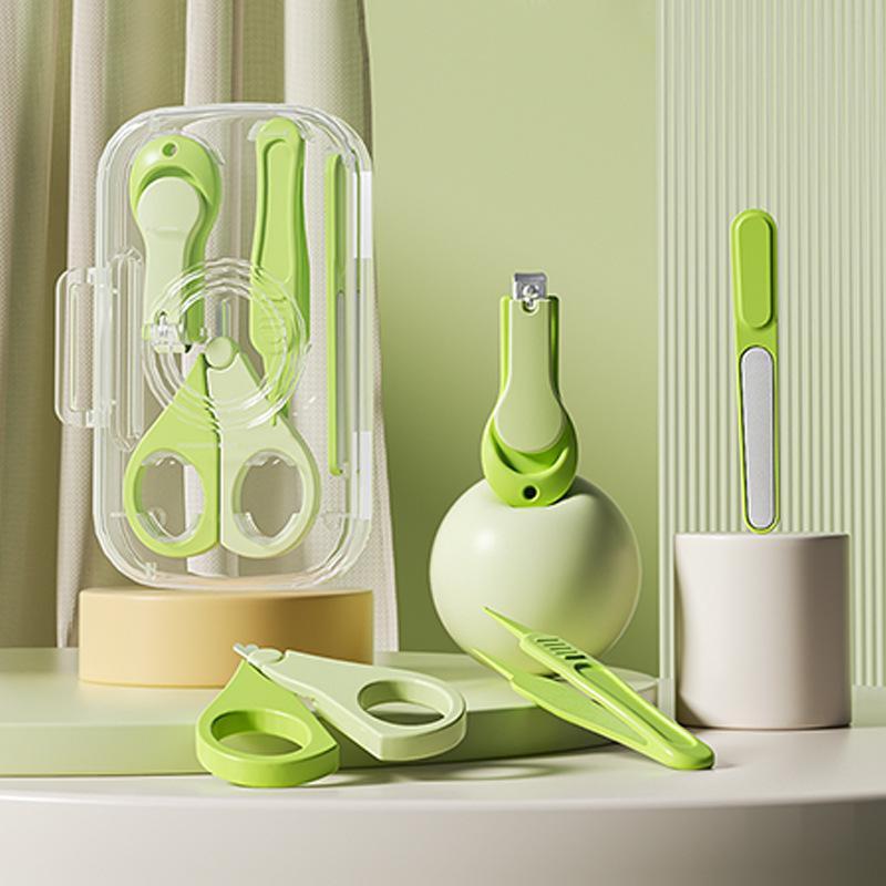 Newborn Anti-Pinch Nail Clippers: Durable, Portable Baby Care Scissors