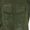 US ARMY 70s Vintage Long Sleeve Utility Military Shirt 14 1/2 33 Khaki Men's Used
