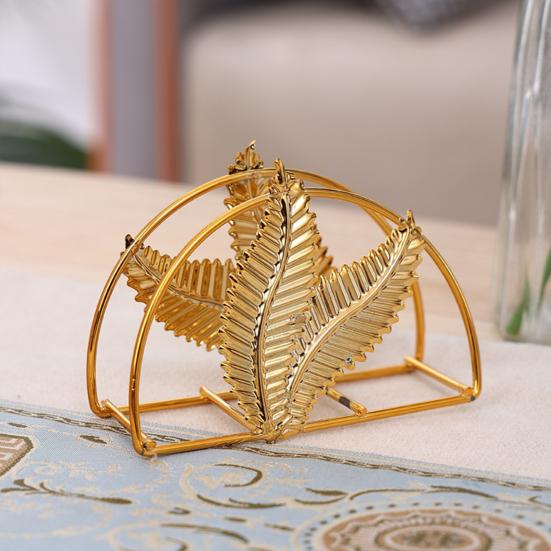 Vertical Desktop Paper Napkin Holder Stand Modern Serviette Holder Wrought Iron Napkins Holder for Table Dinner