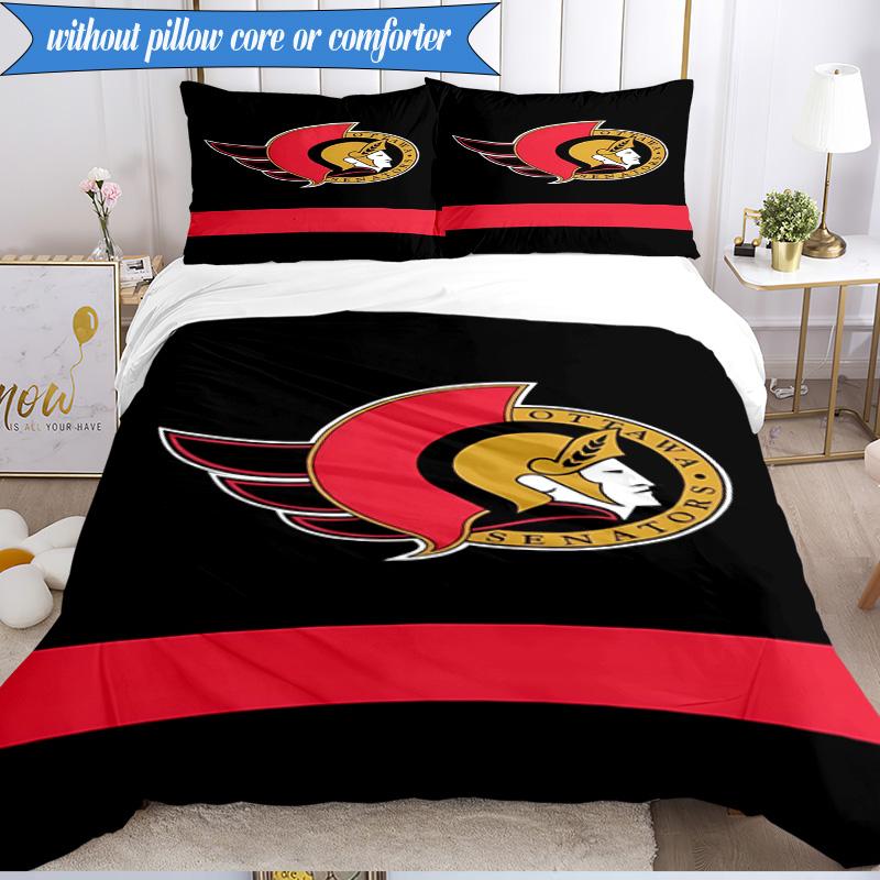 3PCS Senators Heritage Bedding Set,Including 1pc Duvet Cover And 2pcs Pillowcases Perfect for Bedroom, Dormitory, Fan Christmas gift