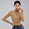 2025 Women's Turtleneck 100% Wool Slimming Knit Sweater - Autumn/Winter Long Sleeve Base Layer
