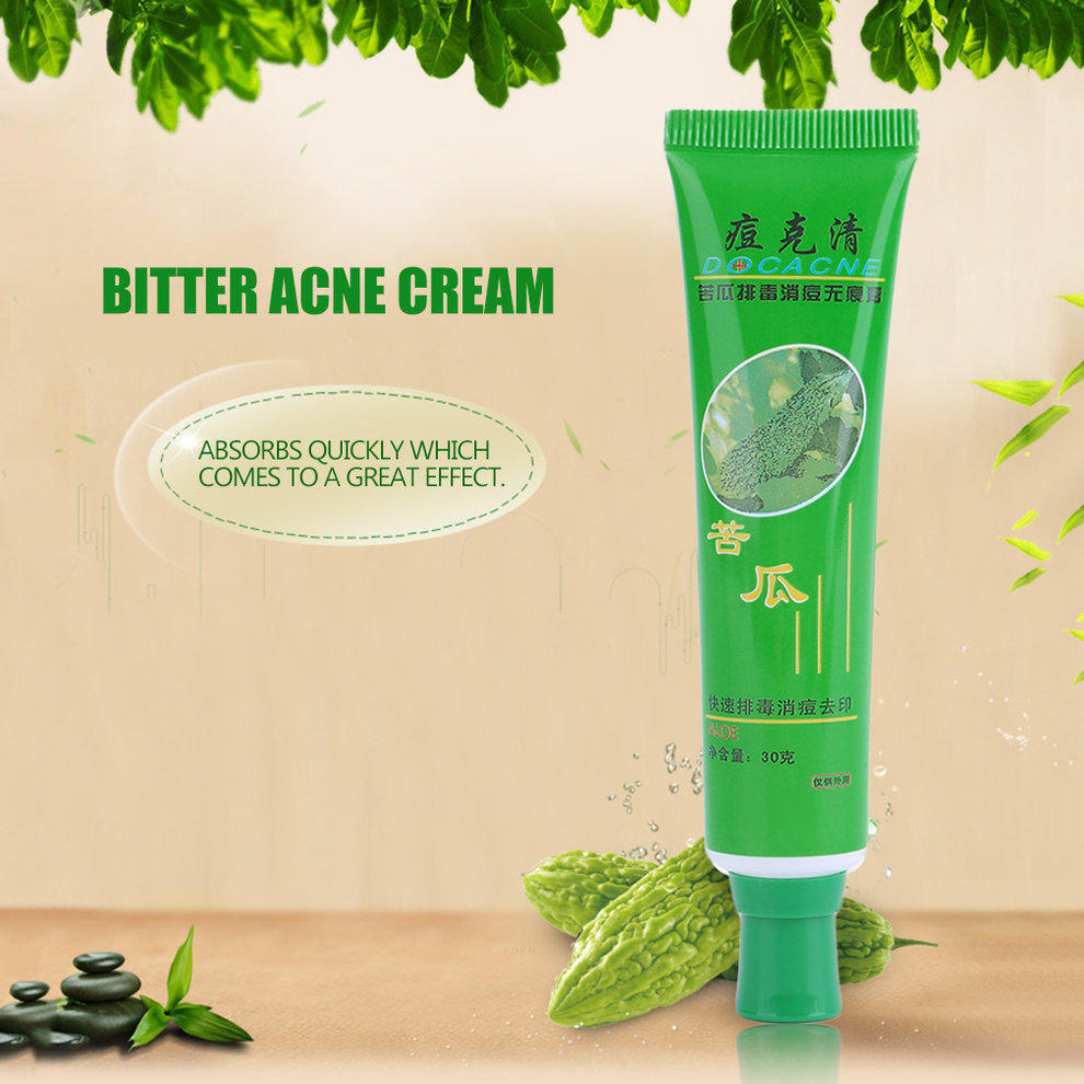 Bitter Gourd Acne Removal Cream Oil Control Acne Face Cream Quick Absorbsbuy at a low prices on