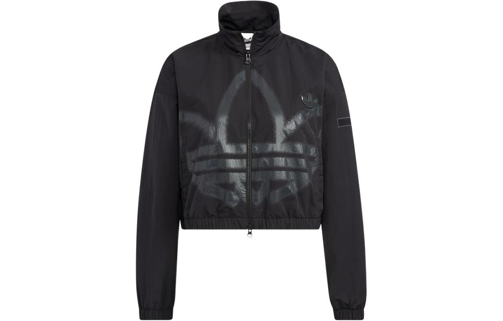 Women's Adidas Originals ADICOLOR Jackets Women's Black Stand Collar Moderate Other