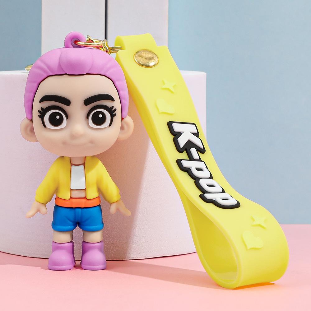 Keychain Anime Devil Hunter Pvc Schoolbag Pendant Keychain