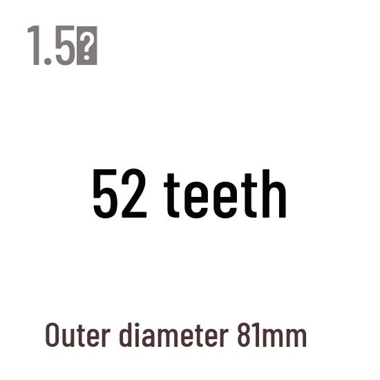 1,5M Modul Stirnrad, 13-120 Zähne, Stahl Zahnstange, 45 Stahl, Wärmebehandelt