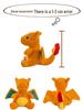 Charizard Rabbit Fur Plush Toy - Dinosaur Pokémon Pillow for Boys & Gift Redemption