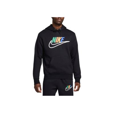 Nike Logo Letter Loose Fit Long Sleeve Hoodie Men Hoodies Black FZ0772-010