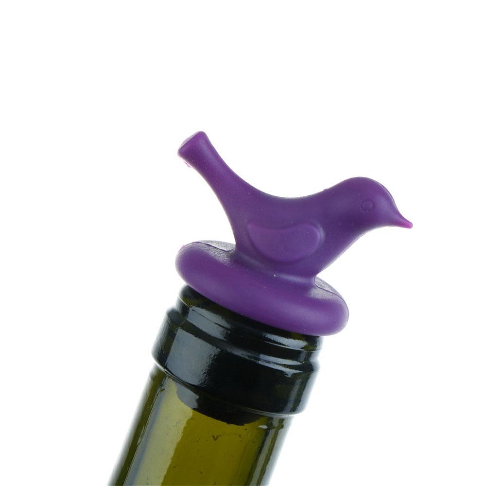 4PCS Food Grade Silicone Bottle Stopper - Wine & Beer Cap Sealer
