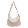 Fashion underarm large-capacity bag women's new winter corduroy butote bag commuter versatile casual shoulder bag