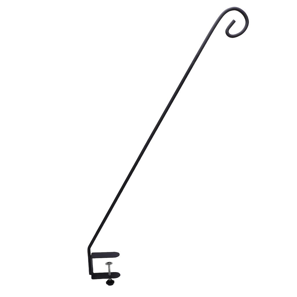 Vogelfutterspender Deckenhaken 32 Zoll Geländerhalterung Verstellbare Pflanzenhakenhalterung für Außenlaternen Windspiele