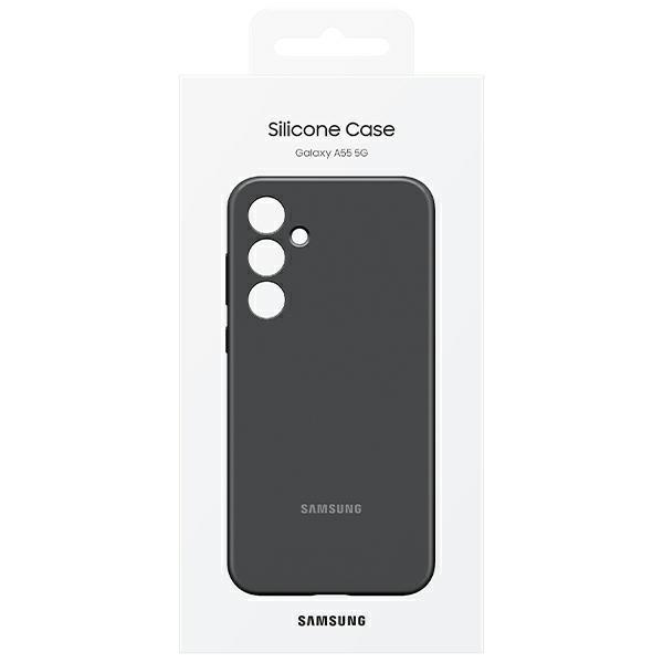 Custodia per Samsung Galaxy A55 5G Samsung Silicone Nera