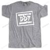 DDT Tee Russian Band Logo Merchandise for Men Short Sleeve Crewneck Cotton Custom Boyfriend Basic Tees Shirt Big Size