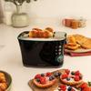 Cecotec Toaster Toast&taste Double B, 650 W Power, Double Slot for 2 Slices, Automatic Stop and Popup