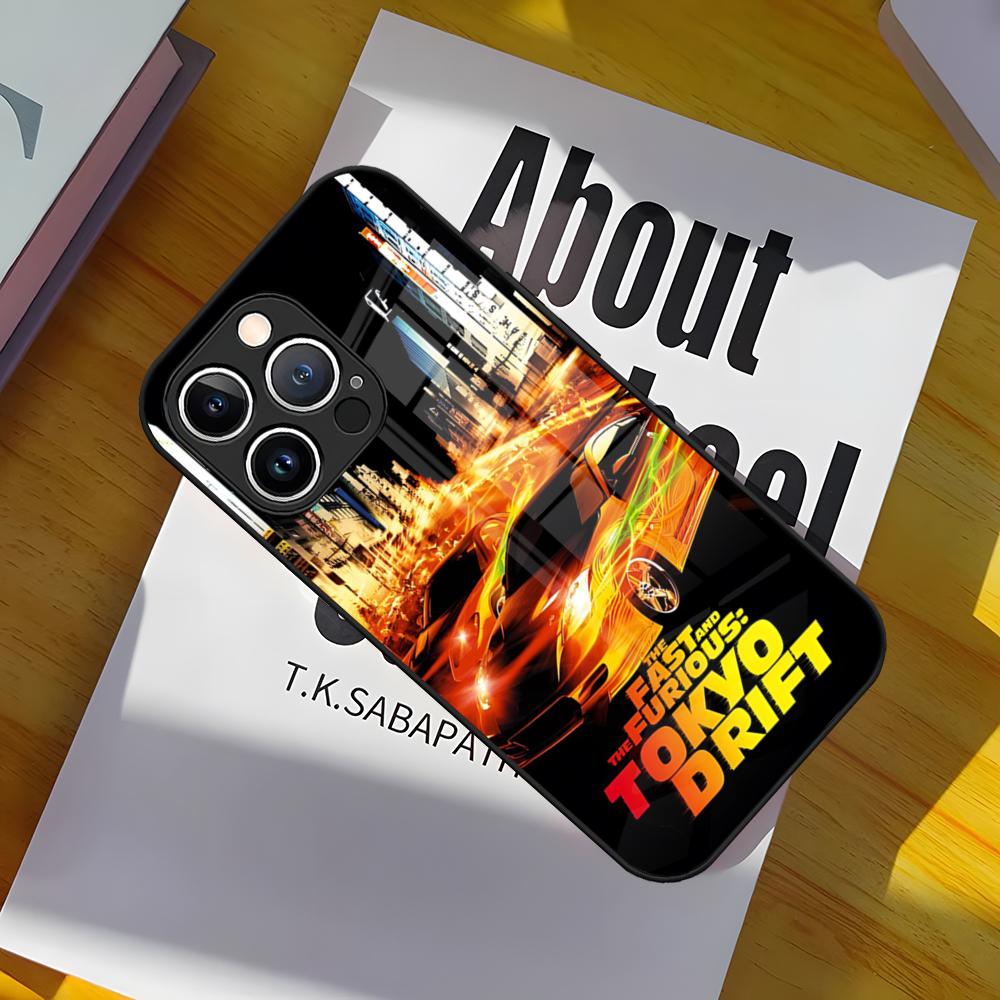 F-Fast And Furiou Phone Case Glass Cover For IPhone 17 15 Pro Max 14 Pro 16 12 11 13 Mini X XR XS 8 7 Plus SE