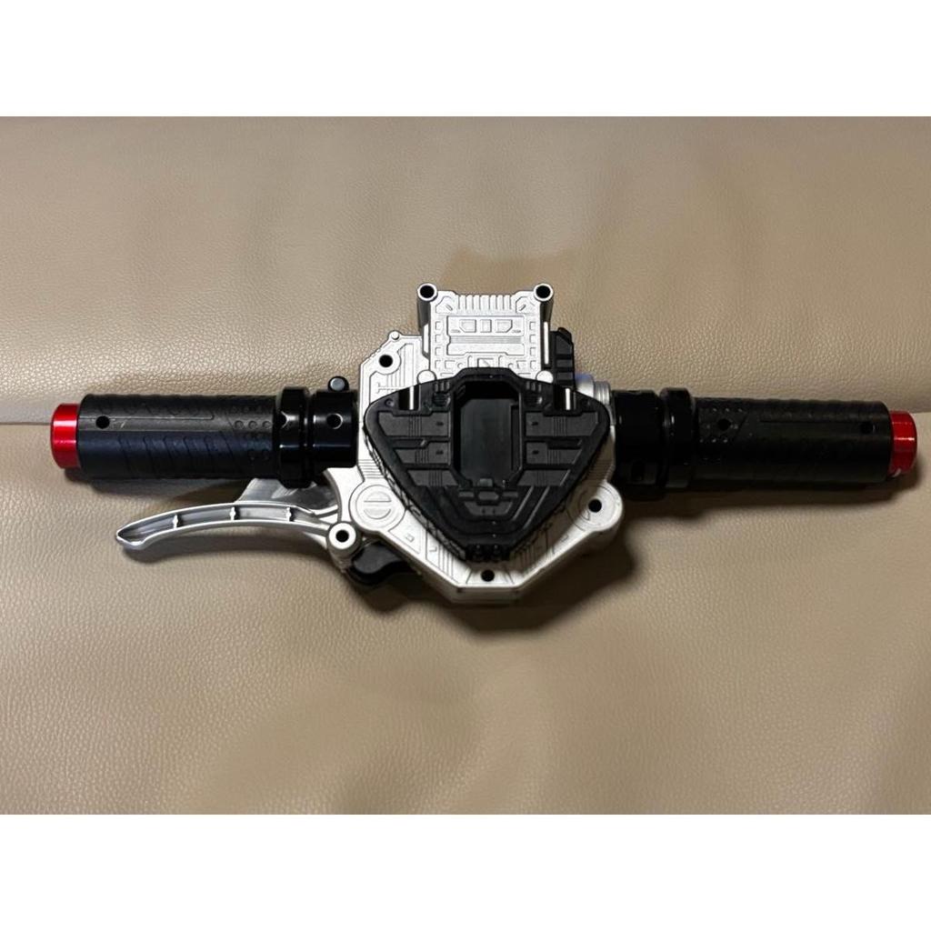 Used Kamen Rider W Transformation Belt Gaia Memory DX Accelerator Driver Heat Metal Figure
