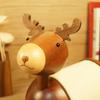 Rustic Wooden Reindeer Tissue Holder, Nordic Style Solid Wood Animal Roll Stand, Creative Home Kitchen Decor, Festive Holiday Bathroom Accessory