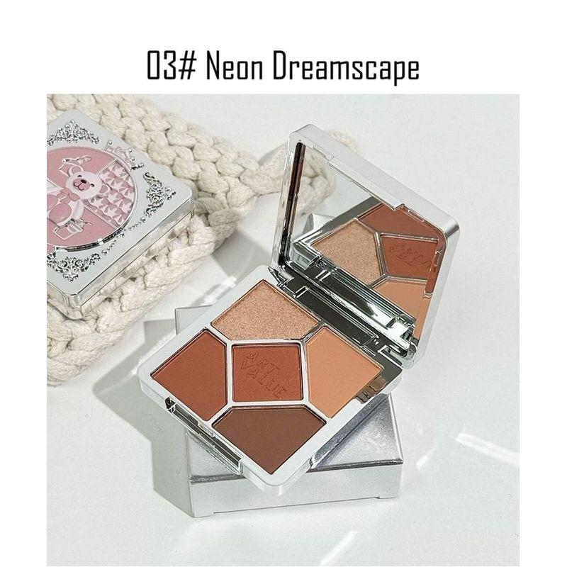 Art Value - Dream Bear 5 Color Eyeshadow Palette - 4 Types