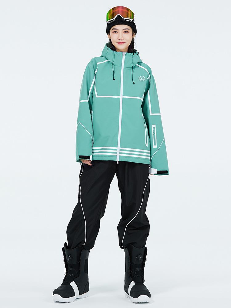 Winter Ski Suit Set: Waterproof, Windproof, Thickened Snowboard Outfit for Men & Women