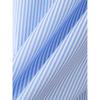 2026 New Men's Fashion Turn-down Collar Vertical Striped Loose Long Sleeve Shirt
