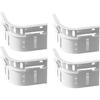 4pcs Bed Sheet Holder Invisible Sheet Bed Cover Fixed Clip Strip Fitted Sheet Straps Fastener Quilt Corner Holder Clips Fit