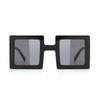 1pc Fashion Square Large Frame Sunglasses European and American Versatile Trendy Sunglasses Neutral Leisure Vacation Style