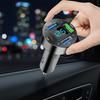 Smart 4 Port Car Charger - PD USB C Fast Charge with Digital Screen Blue Light