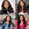 New Women's Front Lace Long Curly Hair Big Wave Front Lace Wig Headgear Ready In Stock
