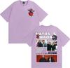 Rapper NATOS WAOR Album Tour Merch T Shirt Unisexs Clothing Hip Hop Pop Music Street T Shirts Oversized Loose Short Sleeve Tshirt