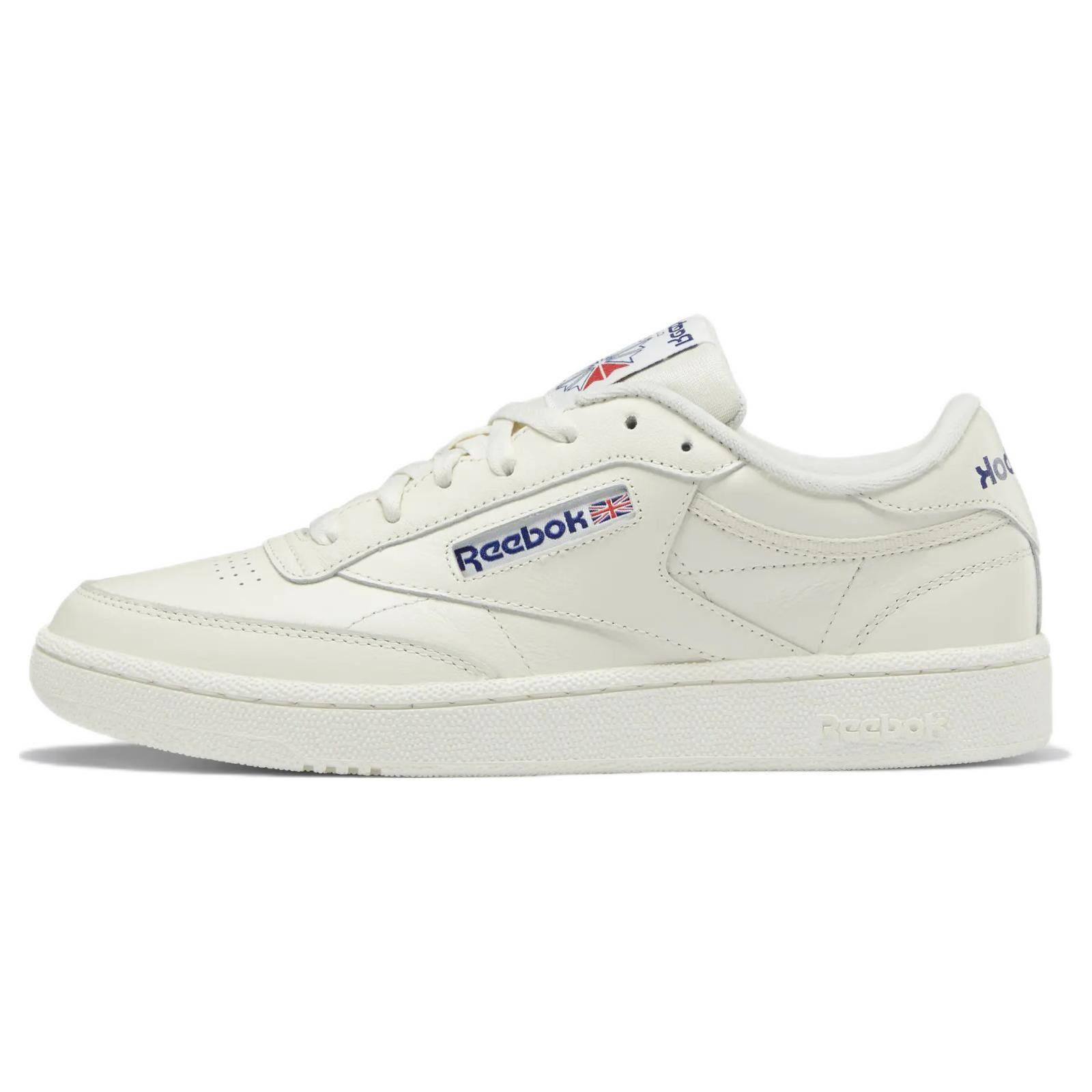 Reebok Club C 85 Comfortable Casual Versatile Low-Top Sneakers Men Sneakers Light-Blue HP4321 34.5