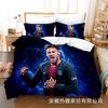 3D Three-Piece Size Football Quilt Cover Quilt Cover Home Textile