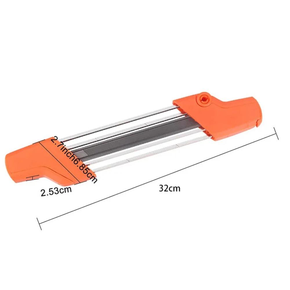 2 IN 1 Easy Chainsaw File Chain Sharpener Whetstone Kits 4mm / 4.8mm Saw Teeth Set Fast Sharpening For Stihl dropship wholesale