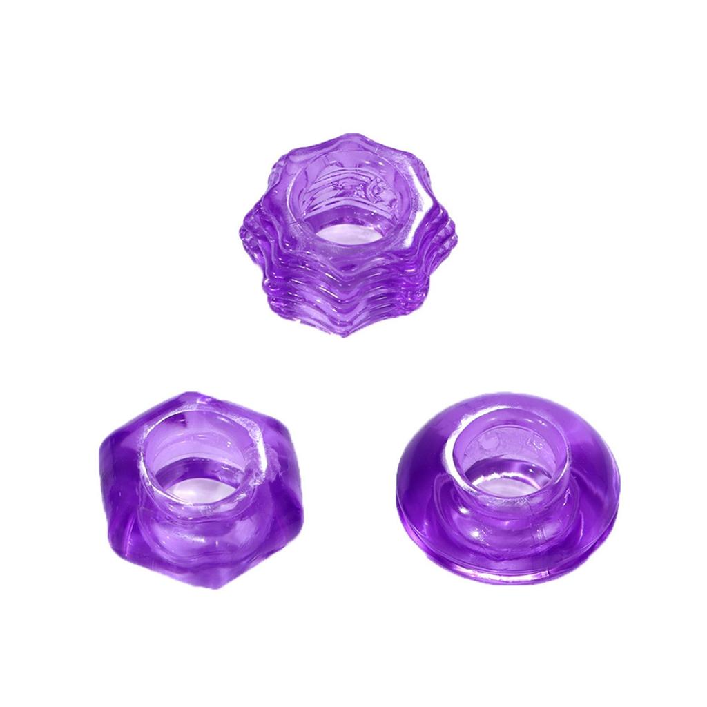 Couple Lover Sexy Play Games Ring Men Soft Silicone Time Delay Ring