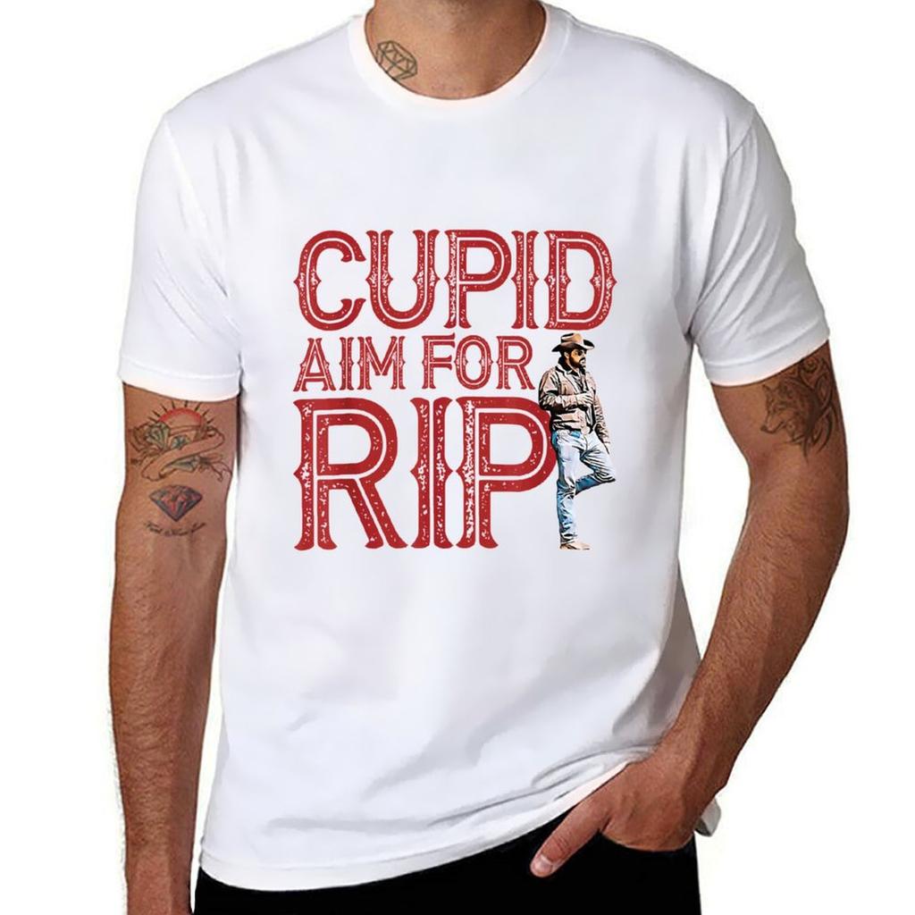 Cupid Aim For Rip Valentines Day Tshirt Plus Size Short Sleeve Tshirt