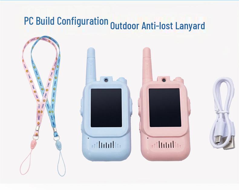 Kids' Video Walkie-Talkie: Parent-Child Wireless Interactive Toy for Home & Outdoor Use