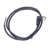 M12 Cable 4 Pin Aviation Socket Electrical Cable Right Angle Female Connector 1M 250V AC DC for Machine Equipment