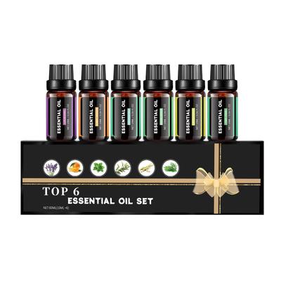 Set Of 6 Bottles Of Oil Natural Oil Soothe Muscles And Smooth Skin Suitable For Diffusers Massages DIY Candles And Soap Making10ML*6