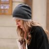 Mock Double Layer Wool Knitted Hat Versatile Ear Protection Cap Cozy Stacking Hat  Unisex