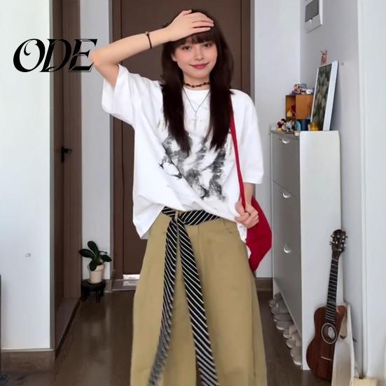 Belt Unisex Tie, Striped Print Necktie, Retro Style Adjustable Length Versatile Casual Accessory Dress Fashionable for Wear Everyday