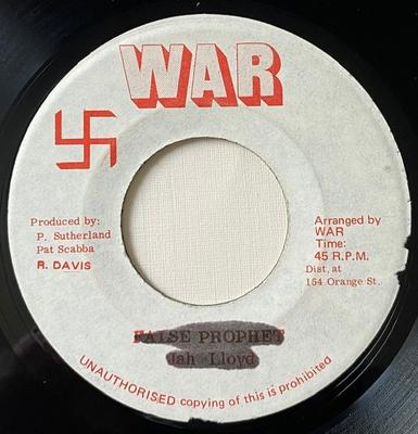 7inch Record RONNIE DAVIS  Just To Be Close NONE War Jamaica Reggae Ska  Dub Used
