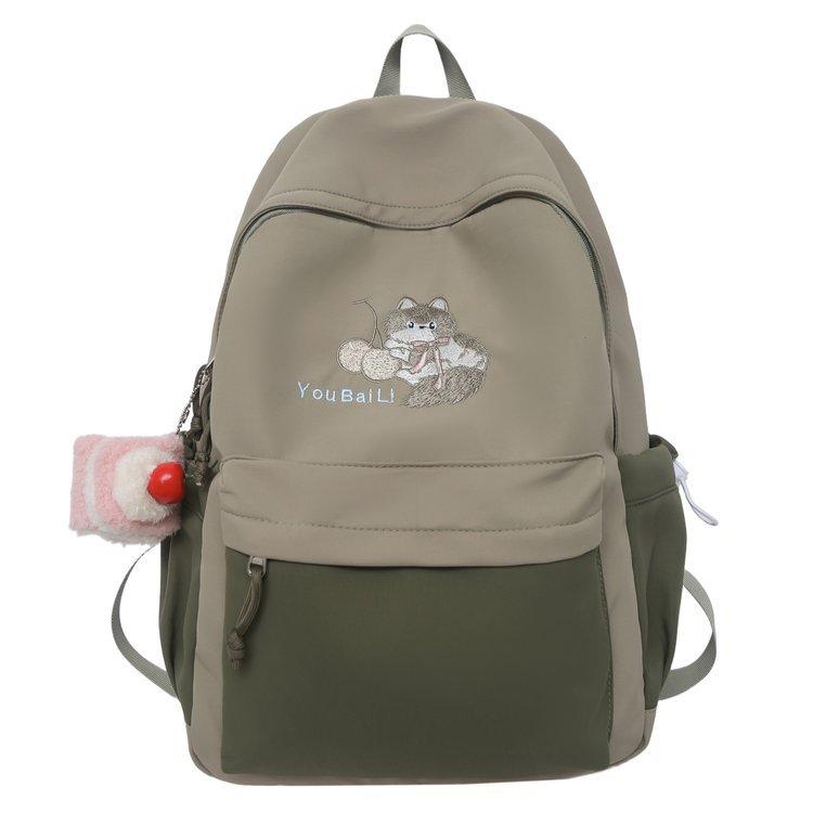 Contrast Color Backpack Student Schoolbag Children's Cartoon Backpack