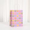 12/30 Stück Valentinstags-Herz Kraftpapier Tragetaschen Recycelbare Geschenktaschen für Hochzeitsfeiern und Märkte Verpackung von Süßigkeiten Kuchen