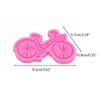 Fahrrad Schlüsselanhänger Form 3D Silikon Schokolade Seife Kuchen Fondant Cupcake-Kuchen Dekorationswerkzeuge Fahrrad Form Halskette Form